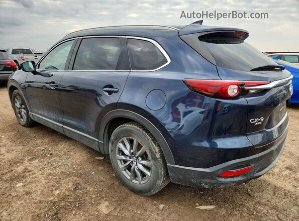 JM3TCBCY7M0516712 2021 MAZDA CX-9 Blue Trasero izquierdo