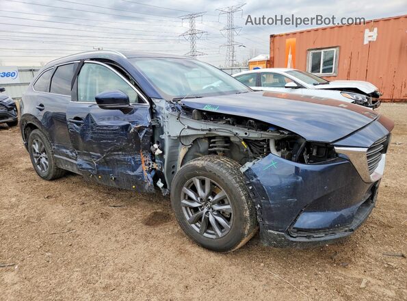 JM3TCBCY7M0516712 2021 MAZDA CX-9 Blue Delantero derecho