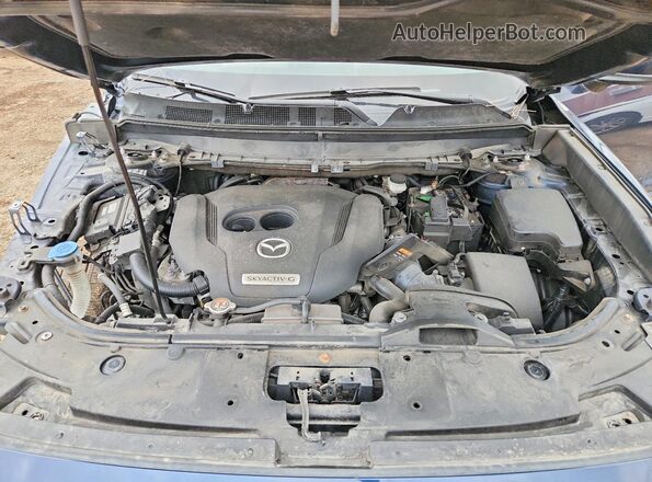 JM3TCBCY7M0516712 2021 MAZDA CX-9 Blue Vista del compartimento del motor