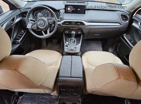 JM3TCBCY7M0516712 2021 MAZDA CX-9 Blue Vista del salpicadero