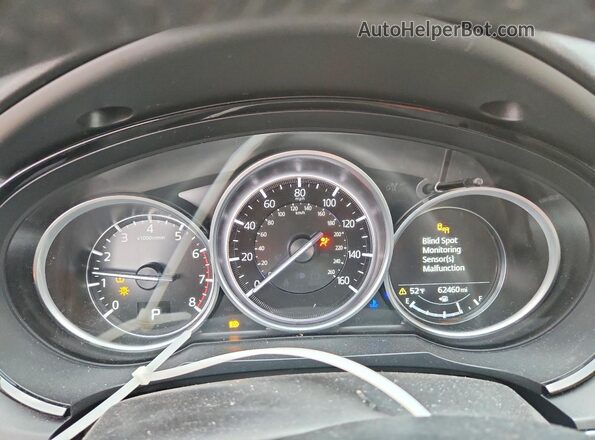 JM3TCBCY7M0516712 2021 MAZDA CX-9 Blue Vista del cuadro de instrumentos