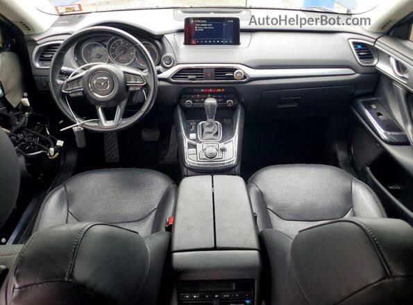 JM3TCBCY8K0331825 2019 MAZDA CX-9 Blue Widok deski rozdzielczej
