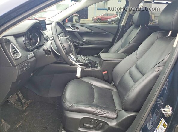 JM3TCBCY8K0331825 2019 MAZDA CX-9 Blue Widok wnętrza z przodu