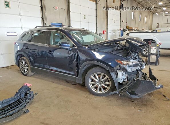 JM3TCBCY9G0118454 2016 MAZDA CX-9 Синий Передняя правая четверть