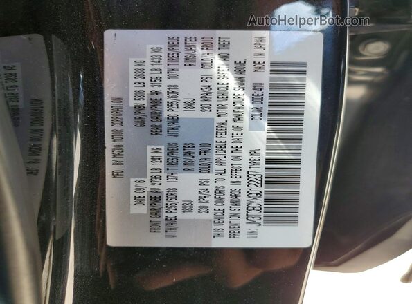 JM3TCBCYXG0122237 2016 MAZDA CX-9 Black Widok wnętrza 360 stopni