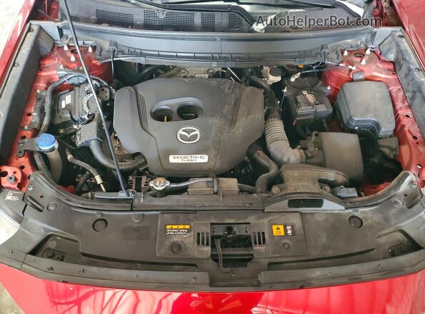 JM3TCBCYXN0602842 2022 MAZDA CX-9 Red Vista del compartimento del motor