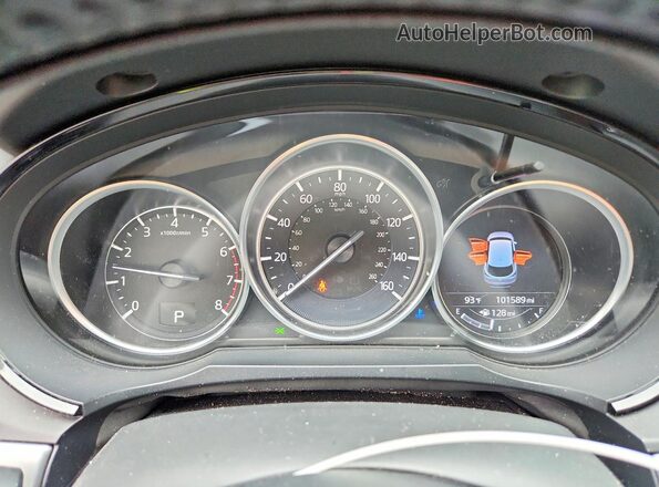JM3TCBDY0G0114212 2016 MAZDA CX-9 Gray Widok zestawu wskaźników