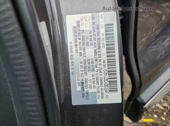 JM3TCBDY0G0114212 2016 MAZDA CX-9 Gray Widok naklejki z numerem VIN