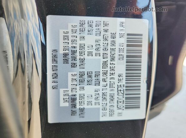 JM3TCBDY0J0236785 2018 MAZDA CX-9 Black VIN կոդի պիտակի տեսք