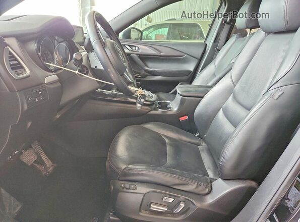 JM3TCBDY1J0213659 2018 MAZDA CX-9 Black წინა სალონის ხედი