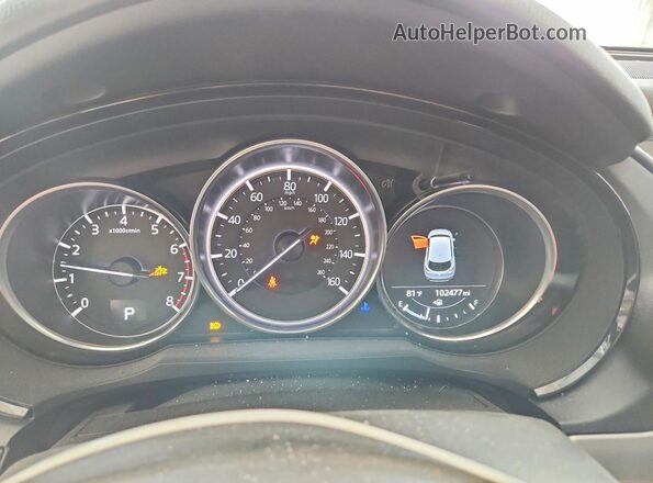 JM3TCBDY1J0213659 2018 MAZDA CX-9 Black ხელსაწყოთა პანელის ხედი