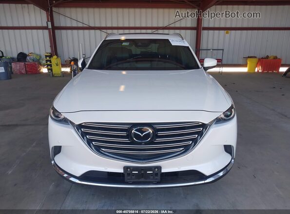JM3TCBDY1K0334211 2019 MAZDA CX-9 White Widok zestawu wskaźników