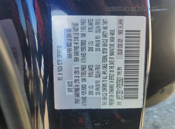 JM3TCBDY1P0633821 2023 MAZDA CX-9 Blue VIN sticker view