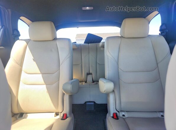 JM3TCBDY1P0633821 2023 MAZDA CX-9 Blue Rear seats view