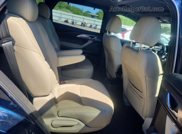 JM3TCBDY1P0633821 2023 MAZDA CX-9 Blue Rear interior view