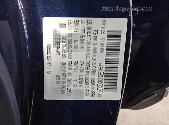 JM3TCBDY2H0138383 2017 MAZDA CX-9 Blue Engine compartment view