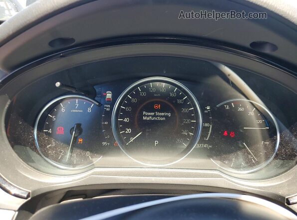 JM3TCBDY2M0540656 2021 MAZDA CX-9 Black Instrument cluster view