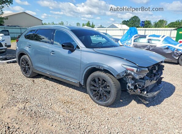JM3TCBDY2N0609136 2022 MAZDA CX-9 Серый Передняя правая четверть