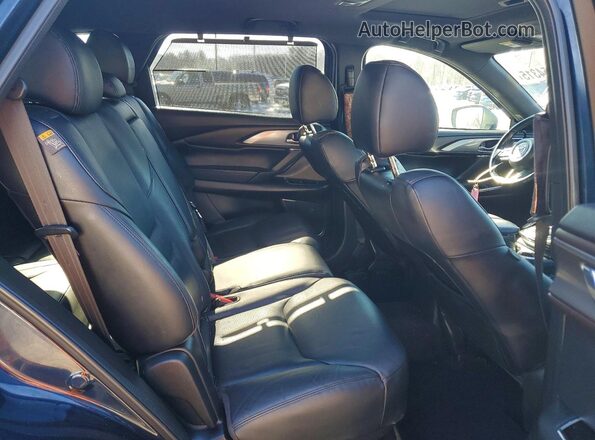 JM3TCBDY3G0111112 2016 MAZDA CX-9 Blue Widok wnętrza z tyłu