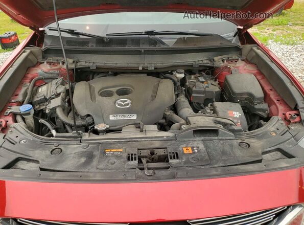 JM3TCBDY4G0104024 2016 MAZDA CX-9 Red Vista del compartimento del motor