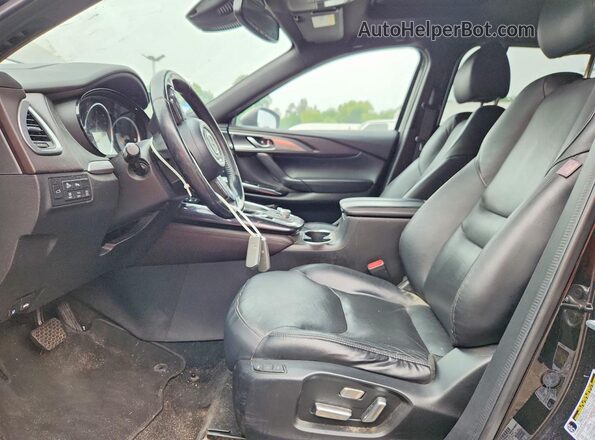 JM3TCBDY4G0107828 2016 MAZDA CX-9 Black Widok wnętrza z przodu