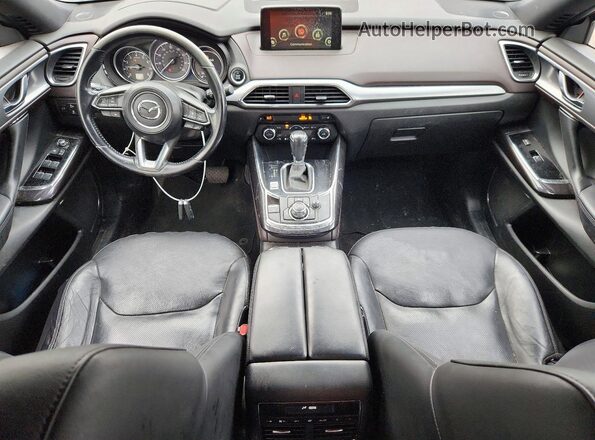 JM3TCBDY4G0107828 2016 MAZDA CX-9 Black Widok deski rozdzielczej