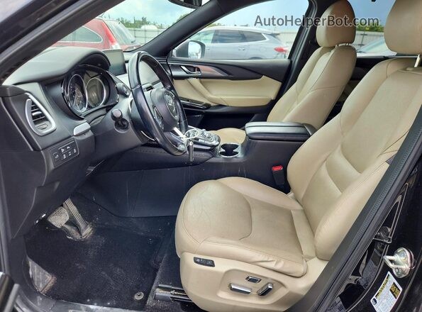 JM3TCBDY4H0140152 2017 MAZDA CX-9 Black წინა სალონის ხედი