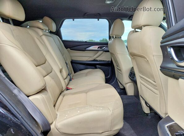 JM3TCBDY4H0140152 2017 MAZDA CX-9 Black უკანა სალონის ხედი