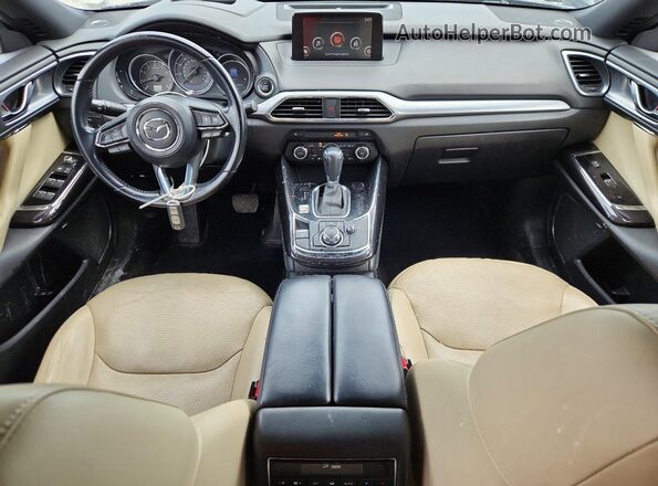 JM3TCBDY4H0140152 2017 MAZDA CX-9 Black წინა პანელის ხედი