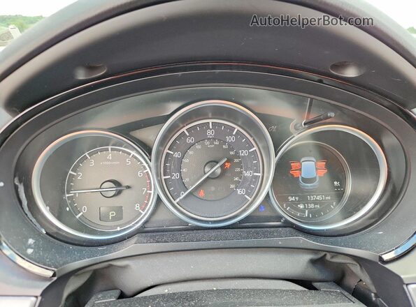 JM3TCBDY4H0140152 2017 MAZDA CX-9 Black ხელსაწყოთა პანელის ხედი