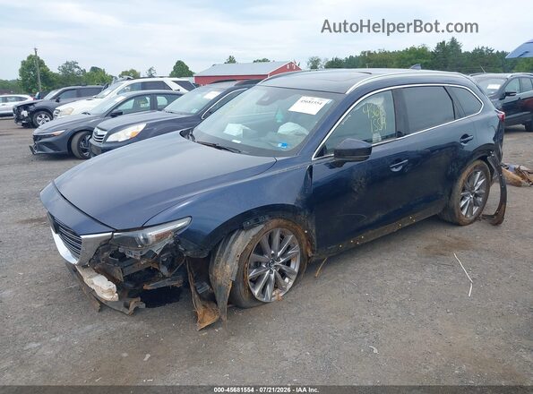 JM3TCBDY4L0415107 2020 MAZDA CX-9 Blue წინა მარცხენა ხედი სამი მეოთხედიდან