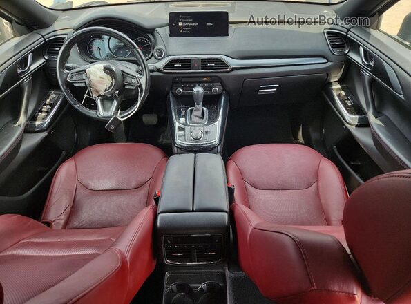 JM3TCBDY4M0503835 2021 MAZDA CX-9 Gray Առջևի վահանակի տեսք