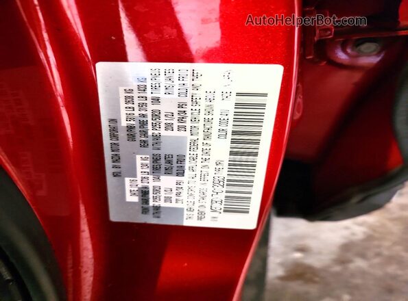 JM3TCBDY7H0132983 2017 MAZDA CX-9 Red Widok naklejki z numerem VIN