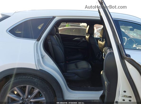 JM3TCBDY8P0649305 2023 MAZDA CX-9 White VIN კოდის სტიკერის ხედი
