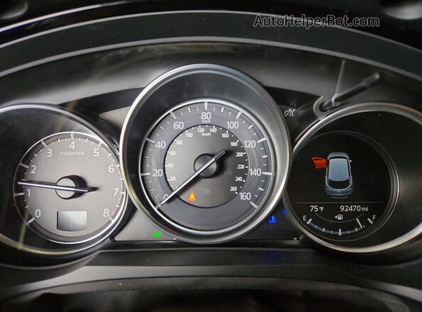 JM3TCBDY9J0201145 2018 MAZDA CX-9 Черный Вид щитка приборов