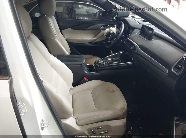 JM3TCBDY9J0221962 2018 MAZDA CX-9 White Սալոնի դիմացի տեսք