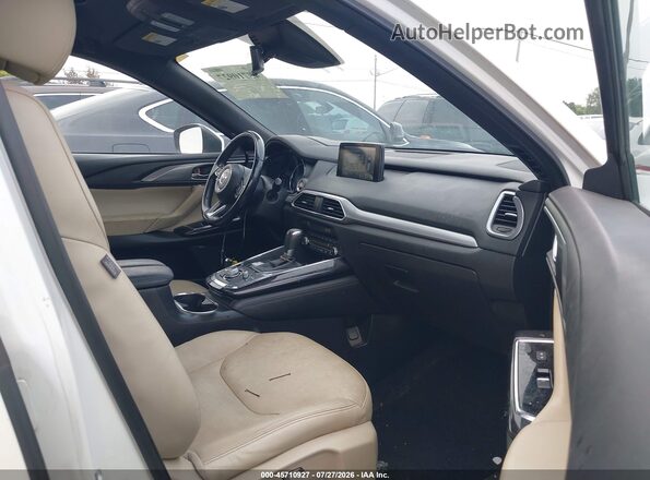 JM3TCBDY9K0305832 2019 MAZDA CX-9 White Widok wnętrza z przodu