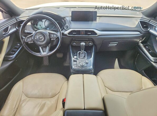 JM3TCBDY9M0536054 2021 MAZDA CX-9 White Вид панелі приладів
