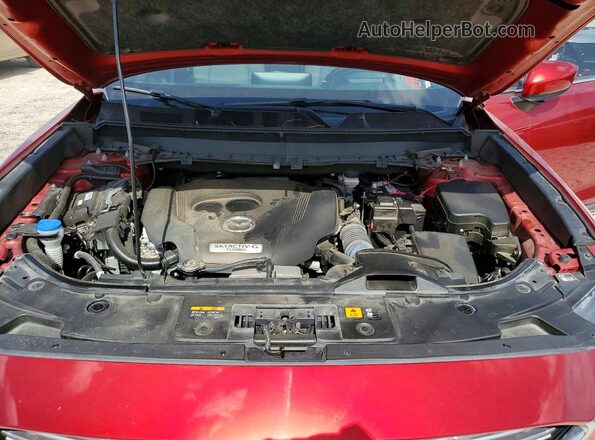 JM3TCBEY0M0526608 2021 MAZDA CX-9 Red Vista del compartimento del motor