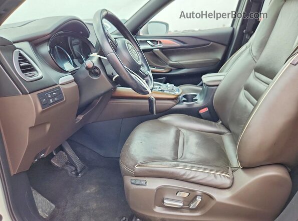 JM3TCBEY2L0407053 2020 MAZDA CX-9 White Widok wnętrza z przodu