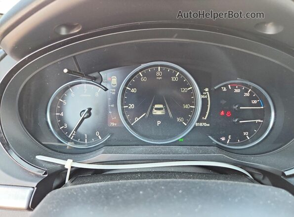 JM3TCBEY2L0407053 2020 MAZDA CX-9 White Widok zestawu wskaźników