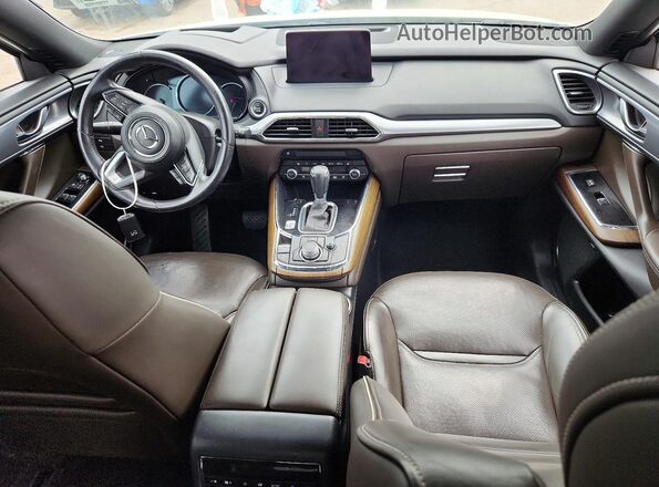 JM3TCBEY2L0407053 2020 MAZDA CX-9 White Widok deski rozdzielczej