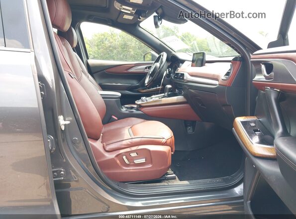 JM3TCBEY3J0211586 2018 MAZDA CX-9 Gray Widok wnętrza z przodu