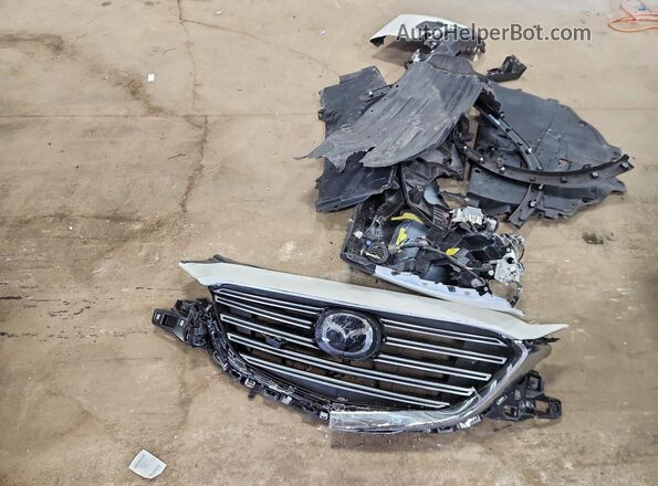 JM3TCBEY3L0411466 2020 MAZDA CX-9 Белый Вид наклейки с VIN-кодом