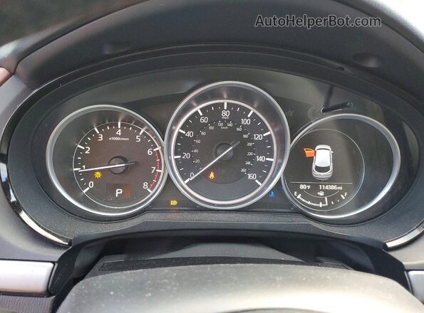 JM3TCBEY4J0203352 2018 MAZDA CX-9 White Vista del cuadro de instrumentos