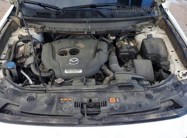 JM3TCBEY4J0203352 2018 MAZDA CX-9 White Vista del compartimento del motor