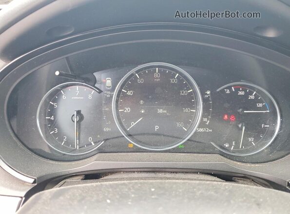 JM3TCBEY4L0424629 2020 MAZDA CX-9 Silver Вид щитка приладів