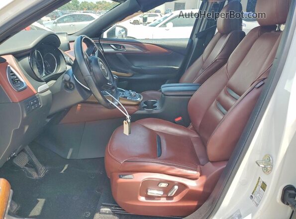 JM3TCBEY5G0118318 2016 MAZDA CX-9 Белый Вид салона спереди
