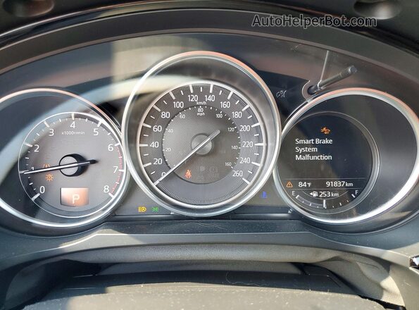 JM3TCBEY5H0135895 2017 MAZDA CX-9 Charcoal Instrument cluster view