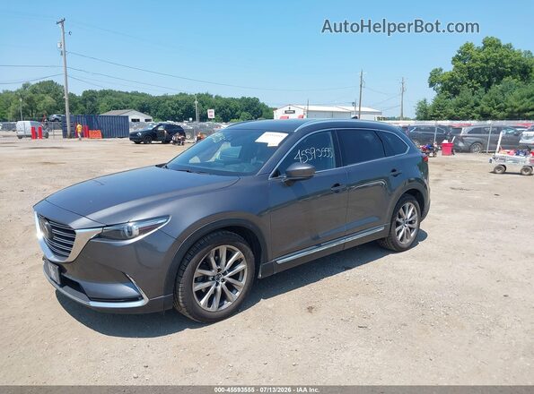 JM3TCBEY6G0115900 2016 MAZDA CX-9 Gray წინა მარცხენა ხედი სამი მეოთხედიდან